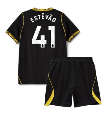Chelsea Estevao Willian #41 Udebanetrøje Børn 2026-27 Kortærmet (+ Korte bukser)